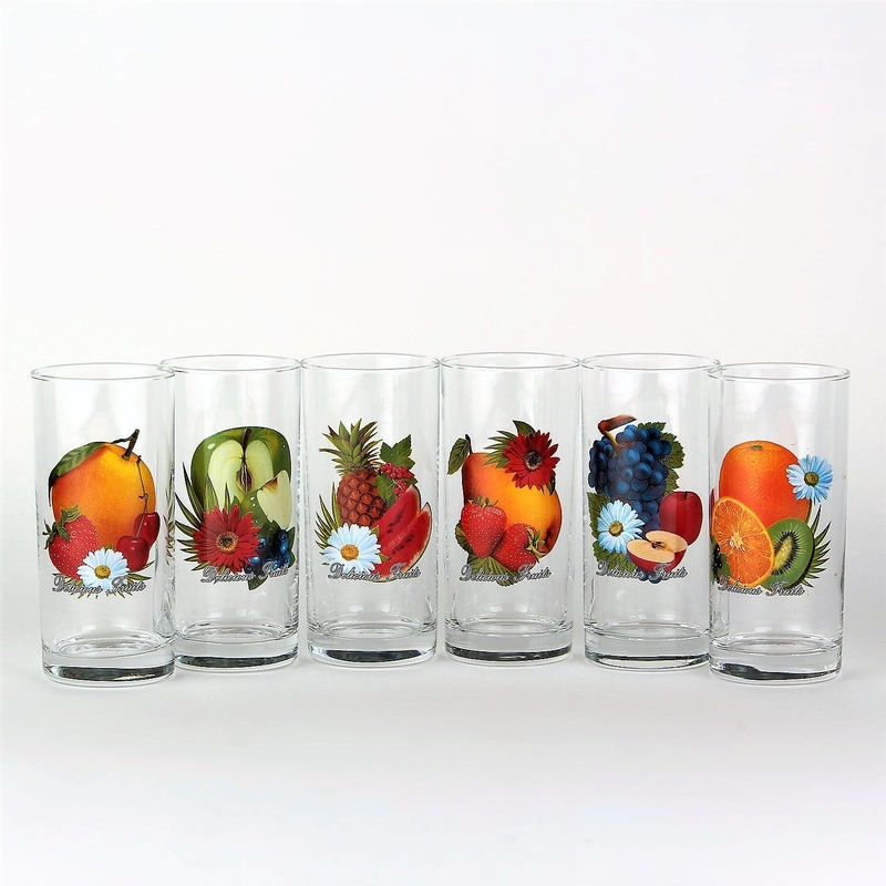 Фрукты+Цветы Истанбул-набор 6 стаканов 290сс арт. 42402/Фрукты+Цветы | Компания "Миг-посуда"