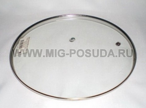 Крышка стекл d16см без пл/руч арт. 4616/DS16 б/б | Компания "Миг-посуда"